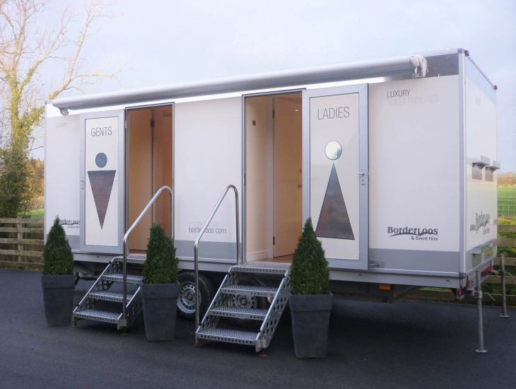 Border Group - Luxury toilet trailer hire